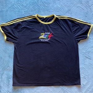 Brazil 2014 World Cup Embroidered T-Shirt